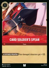 Card Soldier&#39;s Spear (006-134)