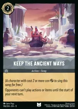 Keep the Ancient Ways (011-196)